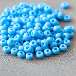 10/0 Czech Glass Seed Beads Preciosa 20g Light Blue