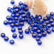 9/0 Czech Glass Seed Beads Preciosa (20g) Navy Blue