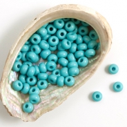 7/0 Czech Glass Seed Beads Preciosa 20g Sky Blue