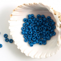 8/0 Czech Glass Seed Beads Preciosa 20g Blue